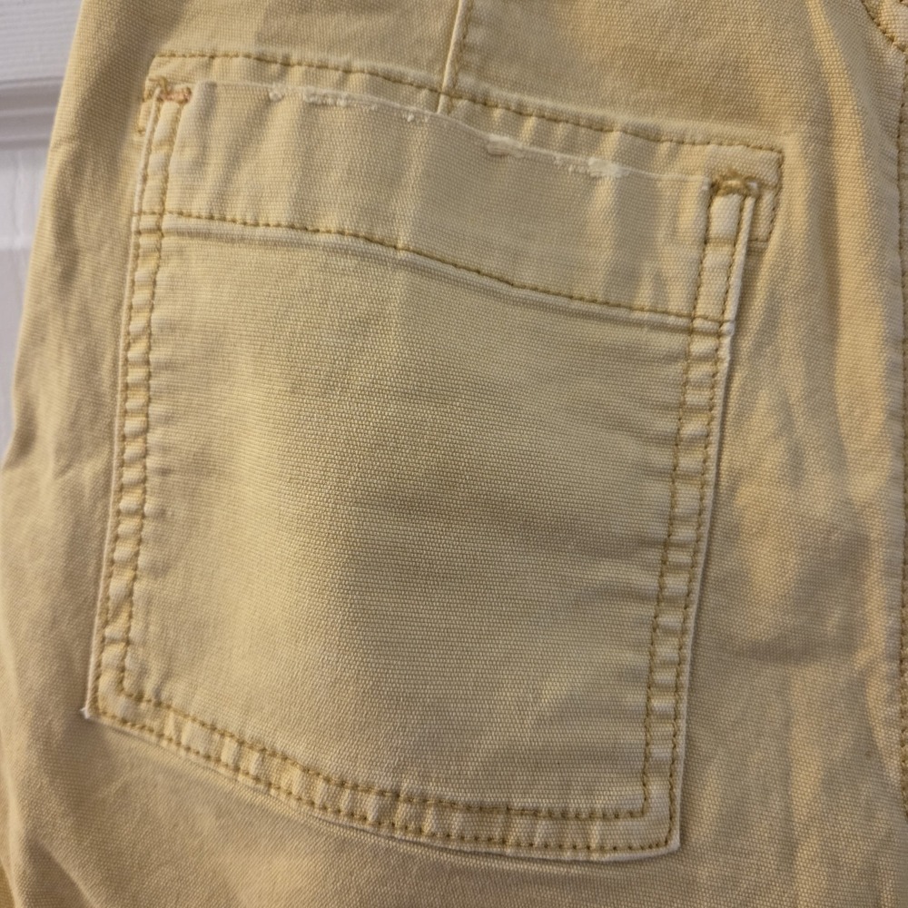 Pilcro sz 26 The Wanderer shorts yellow button‎ fly cargo cuffed summer casual - Picture 5 of 15